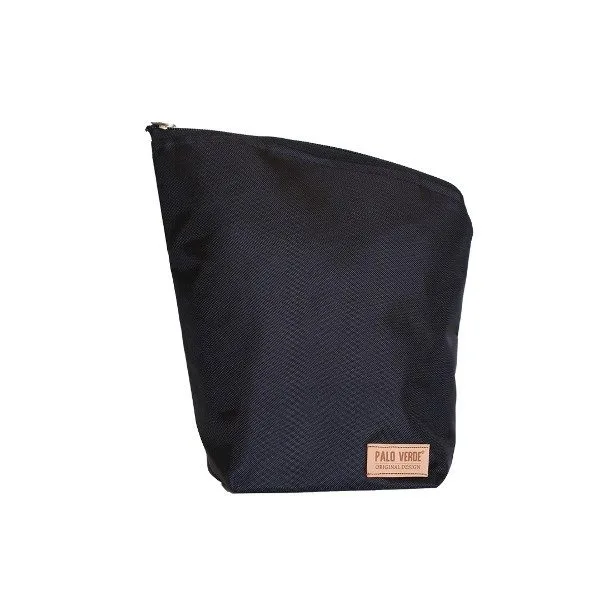 Sobre yerbero de tela cordura, impermeable con cierre. chau lata. hasta medio kg de yerba mate. color negro