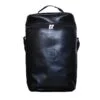Bolso matero regulable 2 en 1 y morral Palo Verde impermeable eco cuero negro, con espacio para termo grande, yerbera, mate y porta bombilla. La alternativa de equipamiento rutero ideal con envío gratis para quienes buscan accesorios de marcas como Pimiento o Tricera en Argentina. Impermeable y anti golpe