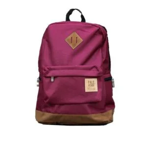 Mochila urbana bordo. estilo eco cuero- Mochila minimalista y resistente para notebook Palo Verde. mochila clasica funcional