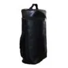 Bolso matero regulable 2 en 1 y morral Palo Verde impermeable eco cuero negro, con espacio para termo grande, yerbera, mate y porta bombilla. La alternativa de equipamiento rutero ideal con envío gratis para quienes buscan accesorios de marcas como Pimiento o Tricera en Argentina. Impermeable y anti golpe