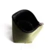 Sobre yerbero de tela cordura, impermeable con cierre. chau lata. hasta medio kg de yerba mate. color verde