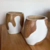 mate ranchero blanco de algarrobo con clavitos cruz del sur madera