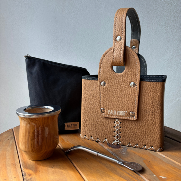 SET MATERO Canasta Matera + Mate + Bombilla + Yerbera